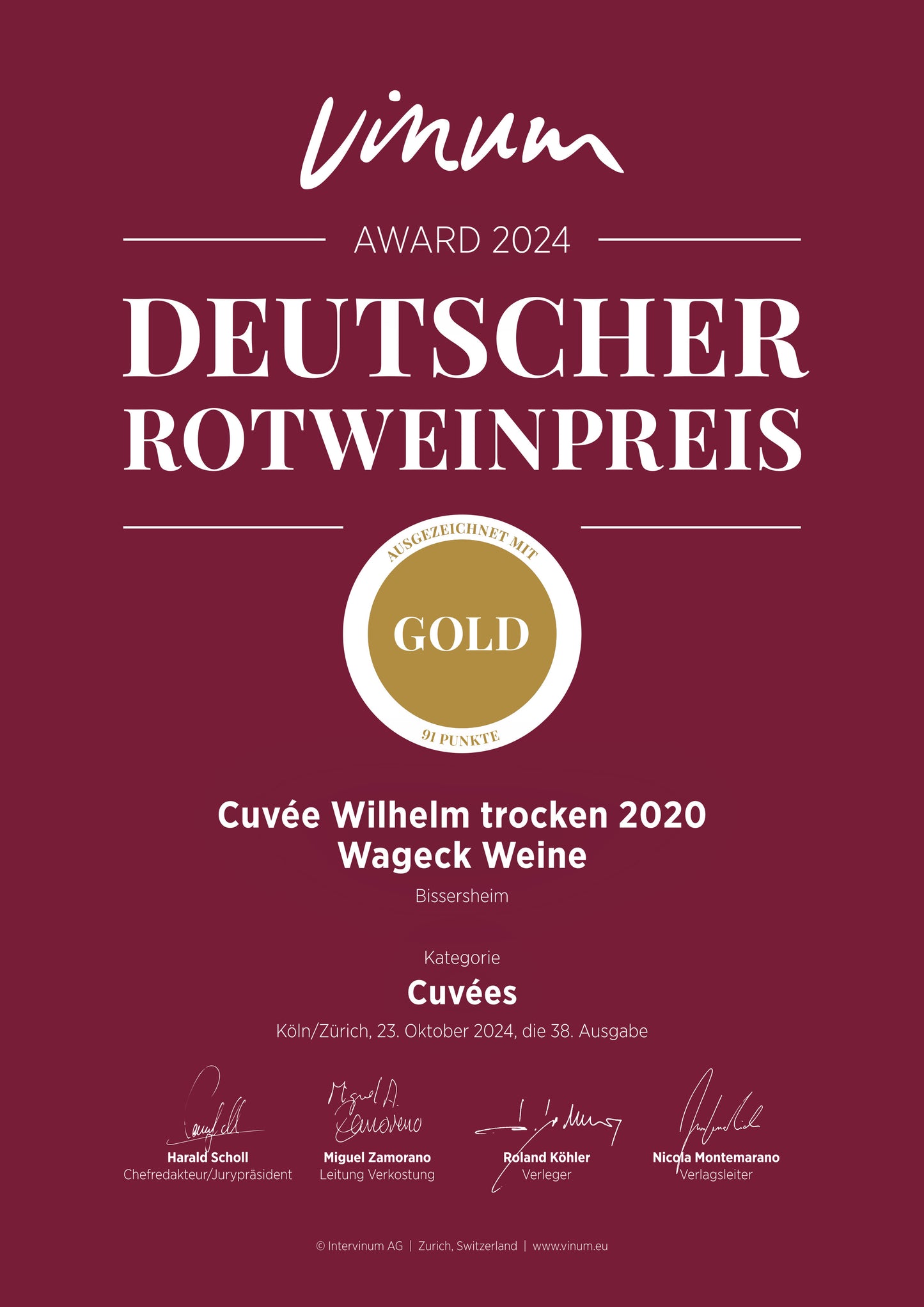 Cuvée WILHELM KALKMERGEL