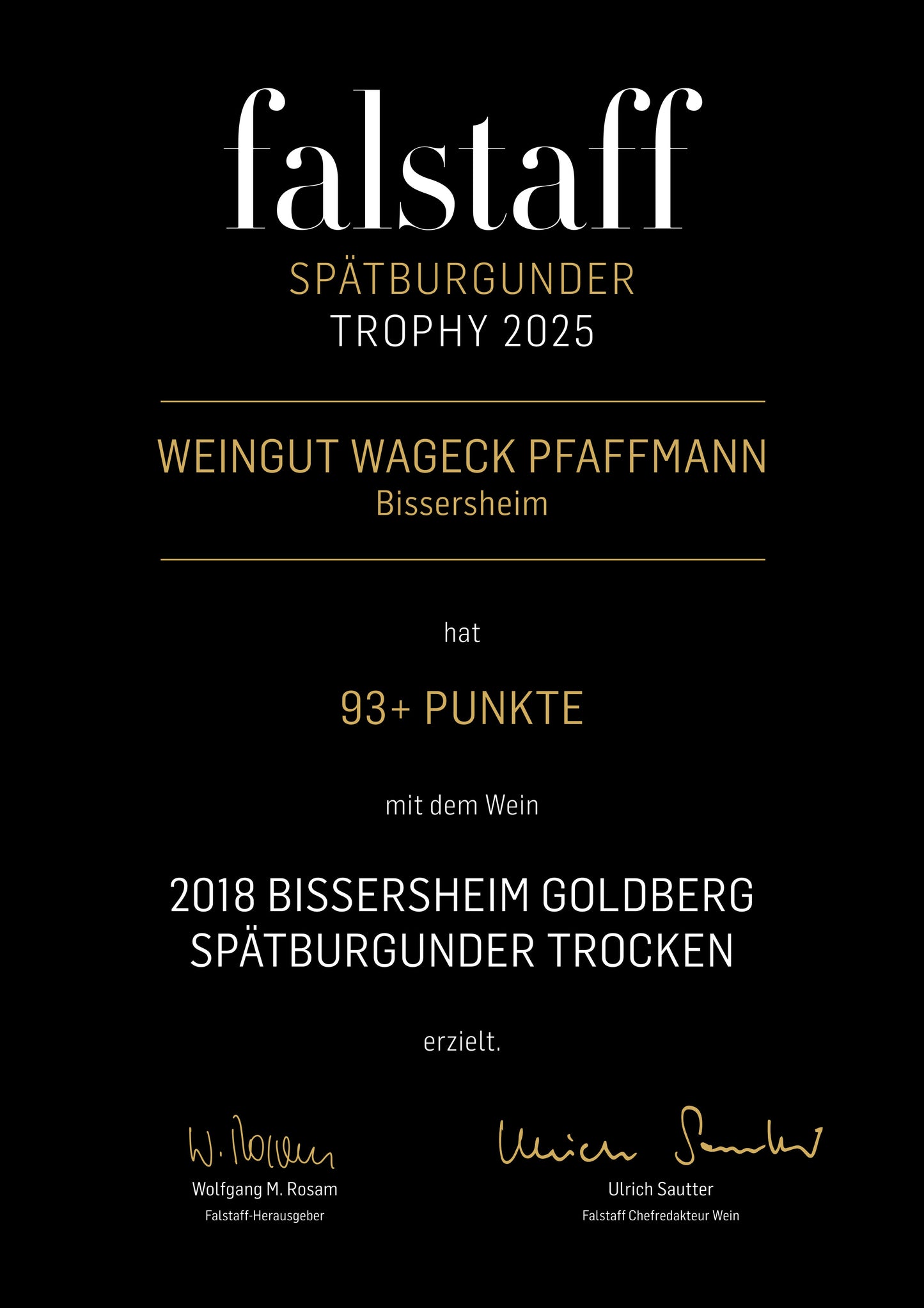 Spätburgunder GOLDBERG