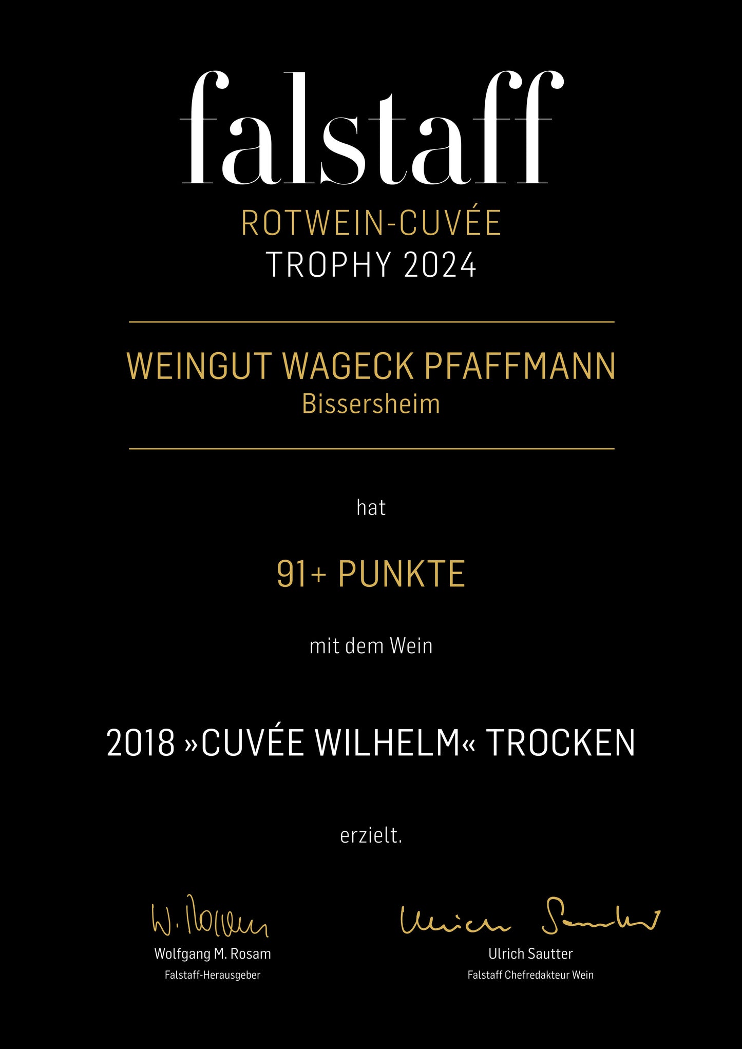 Cuvée WILHELM KALKMERGEL