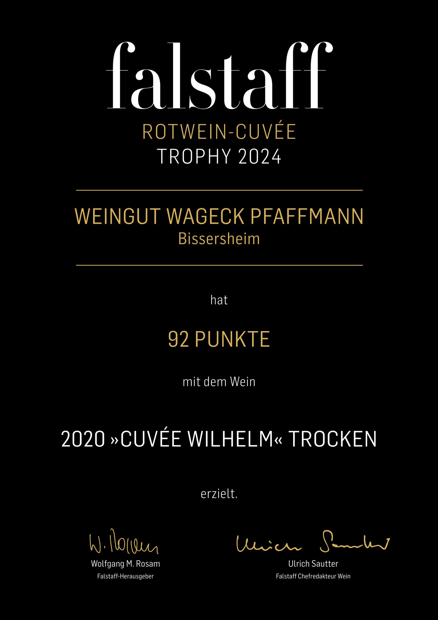 Cuvée WILHELM KALKMERGEL