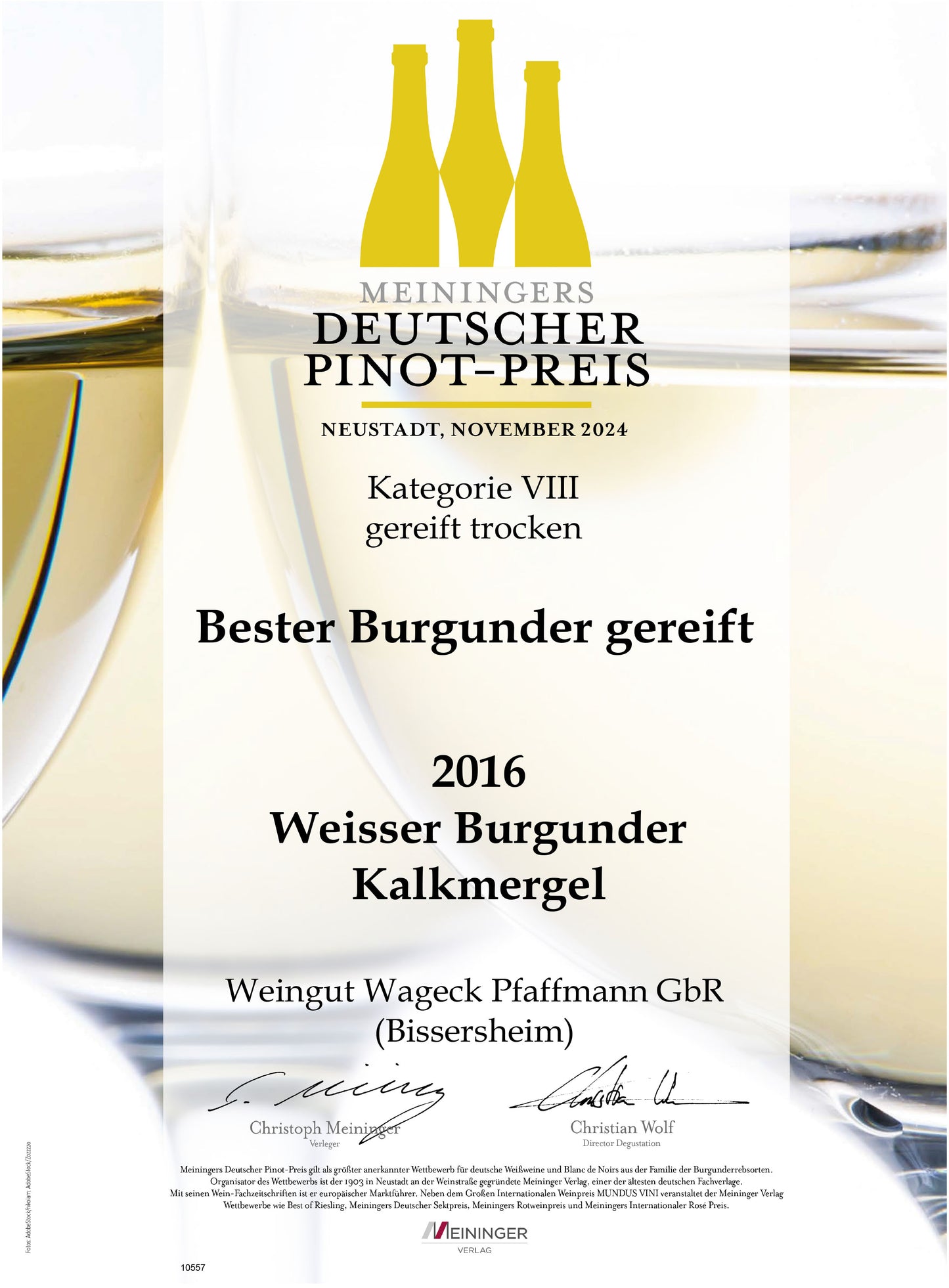 Weisser Burgunder GROSSKARLBACH KALKMERGEL