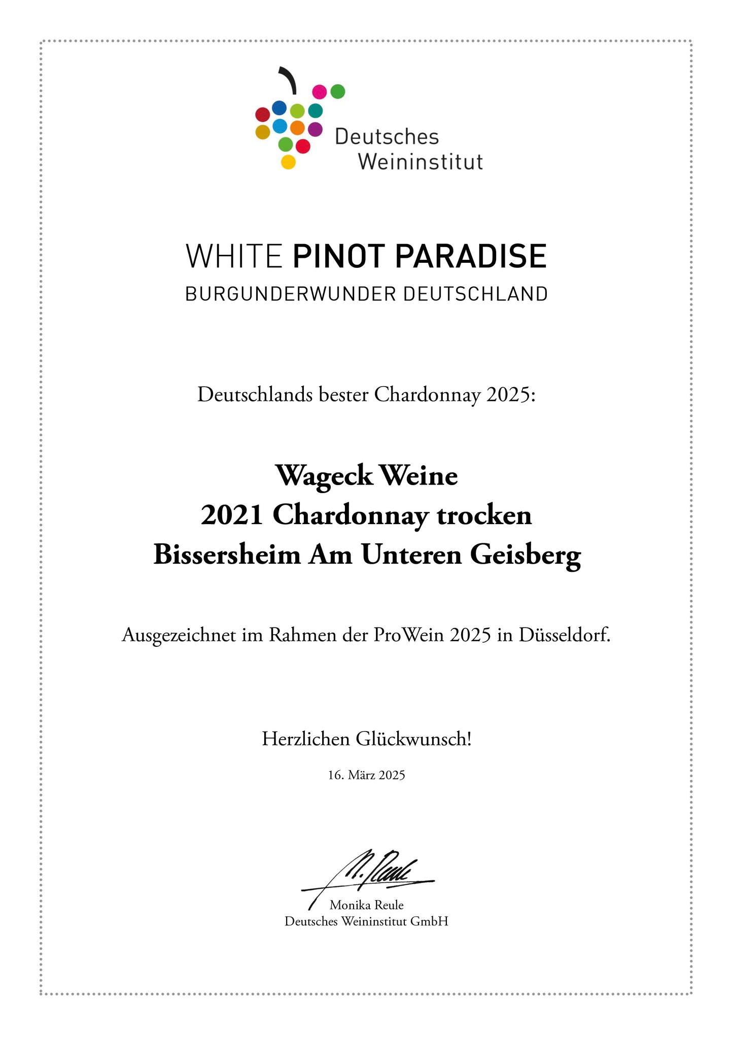 Chardonnay AM UNTEREN GEISBERG