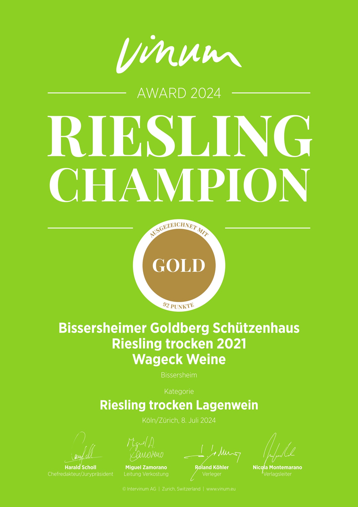 Riesling SCHÜTZENHAUS