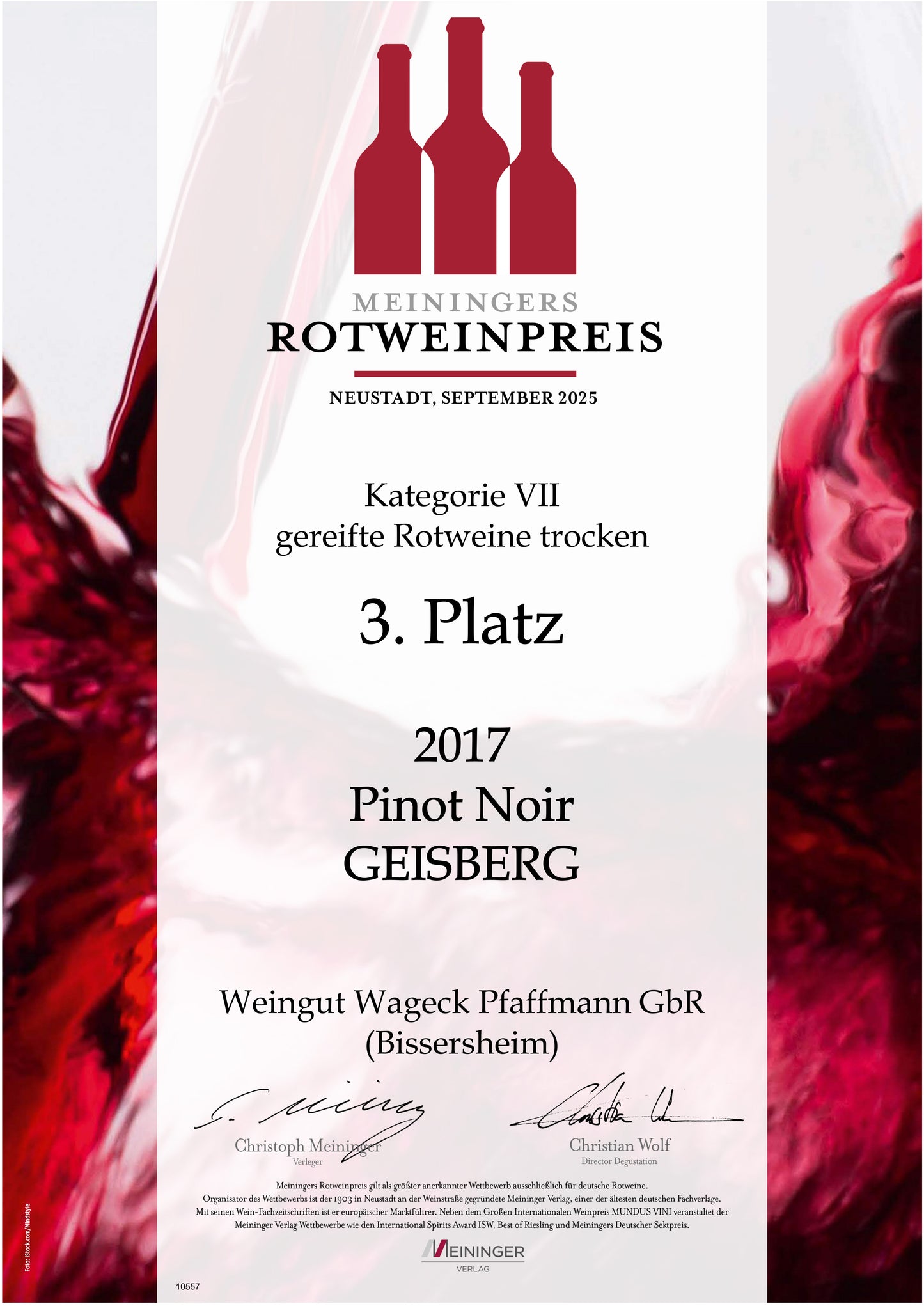 Pinot Noir AM UNTEREN GEISBERG